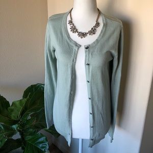 Pale Seafoam Green Cardigan